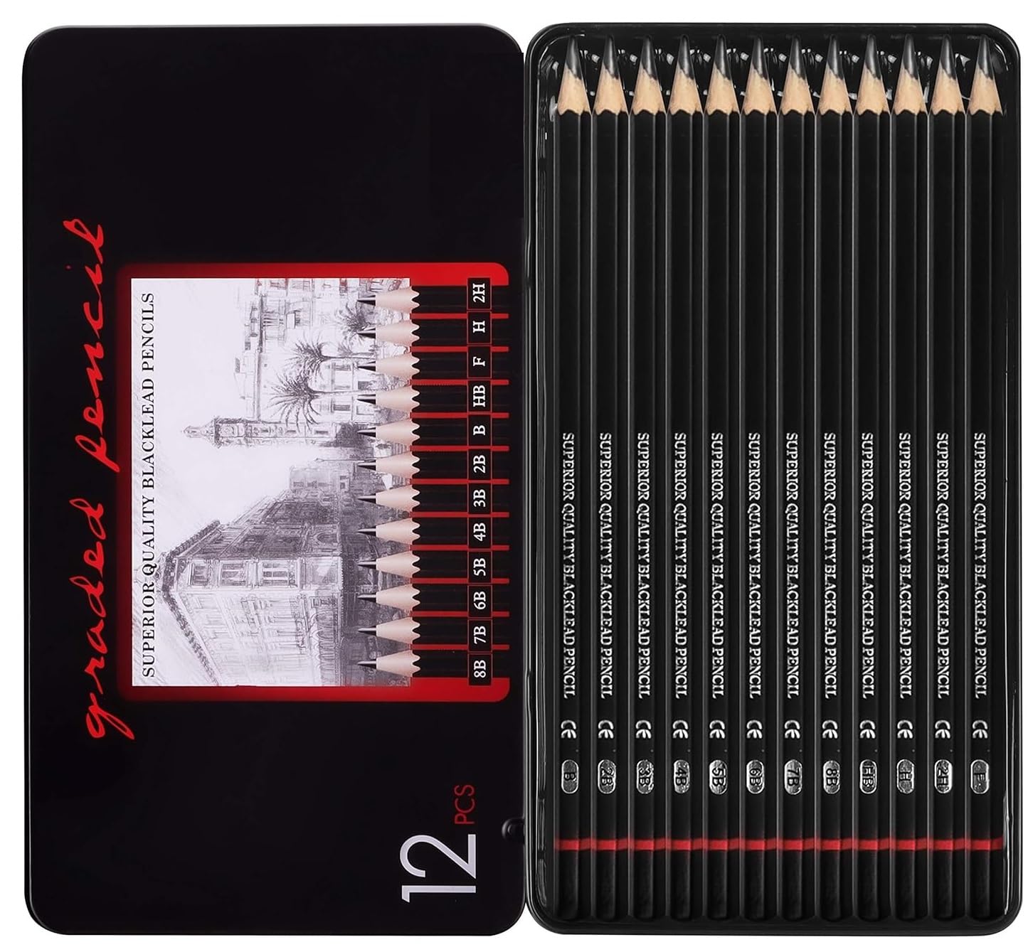 Corslet Graphite Sketch & Shading Pencils for Artists