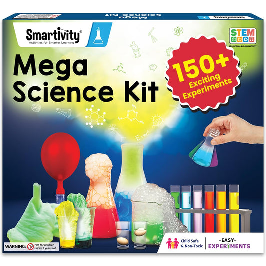 Smartivity Glow Magic Science Kit for Kids Ages 6-8-10-12 Years | 20 Amazing Glow in The Dark Science Experiments I Birthday Gifts for Boys & Girls 6,7,8,9,10,11,12, Years Old Glow in the Dark Science Kit