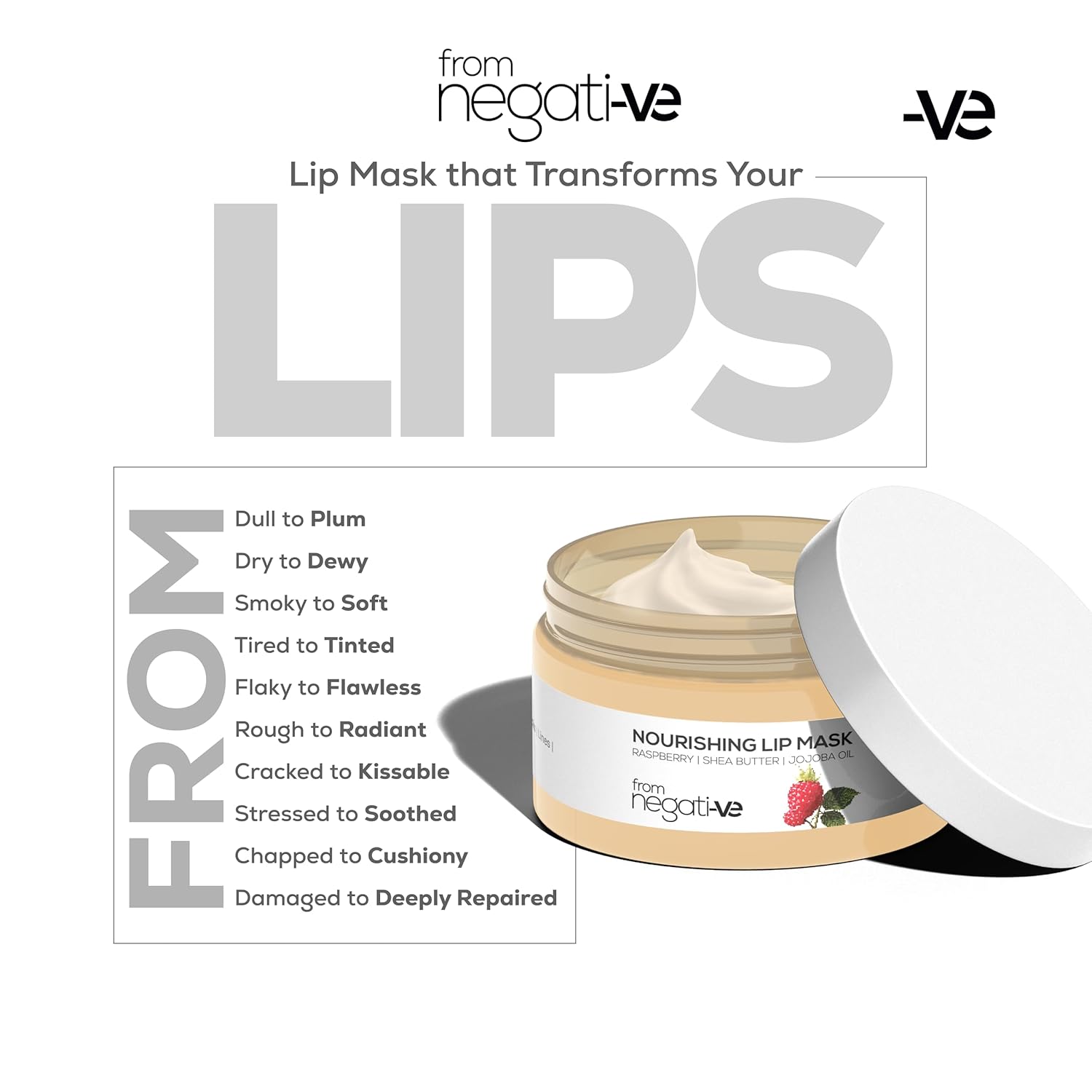 Lip Sleeping Mask with Shea & Berry Extracts for Dry Lips 10g