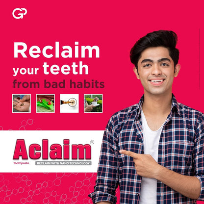 Aclaim Fluoride-Free Toothpaste 70g - Enamel Protection & Whitening