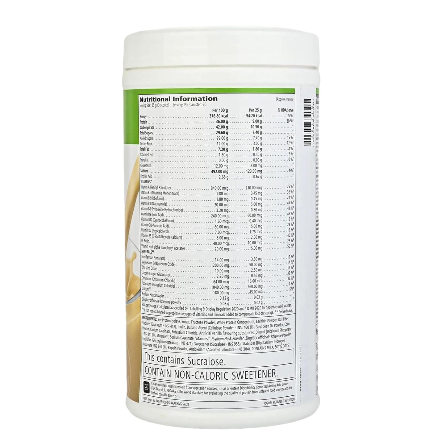 Herbalife Formula 1 Nutritional Shake Mix - Vanilla Flavour