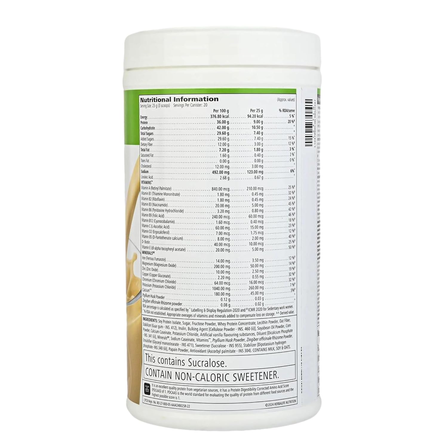 Herbalife Formula 1 Nutritional Shake Mix - Vanilla Flavour