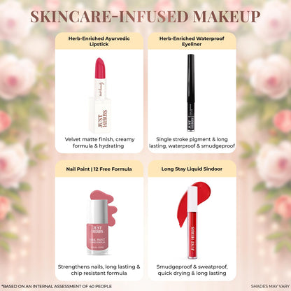 Just Herbs 9-Piece Wedding Makeup Kit for Women