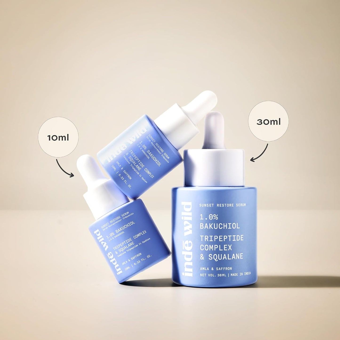 indē wild Luxury Serum Duo Gift Set - Vitamin C & Bakuchiol for Radiant Skin