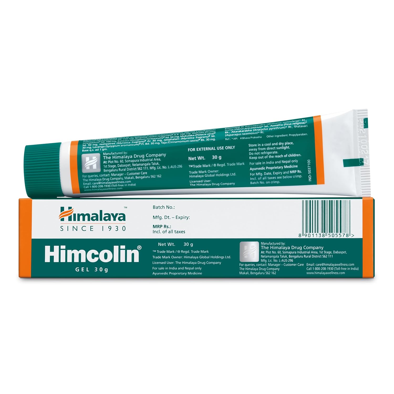 Himalaya SINCE 1930 Himcolin Gel - 30g