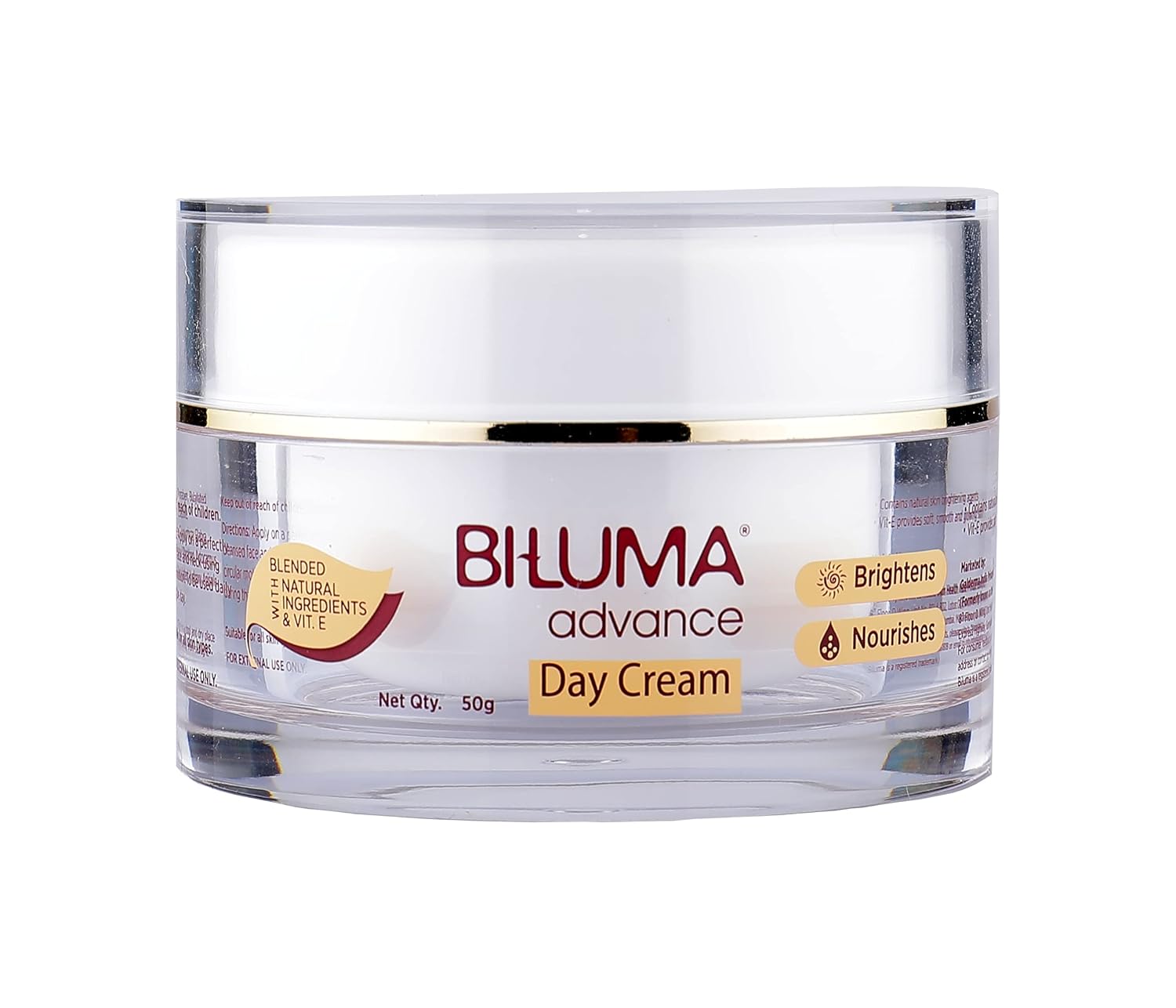 Biluma Skin Brightening Day Cream with Vitamin E for Even Tone