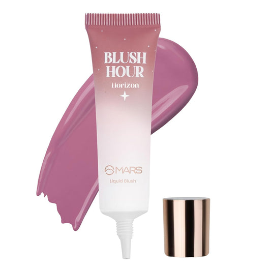 MARS Luxury Liquid Blush 12ml - Dewy Matte, Long-Lasting, Highly Pigmented