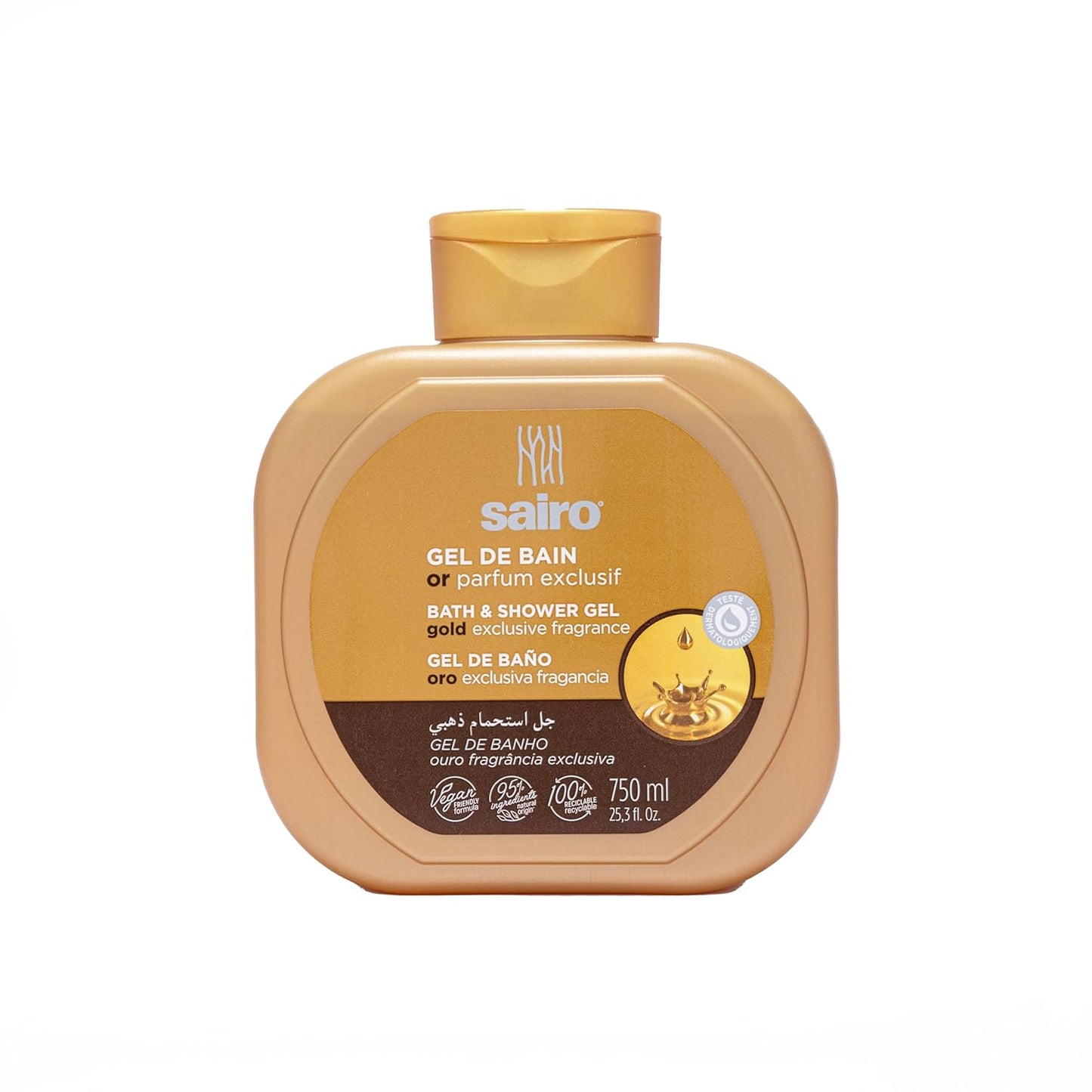 Sairo Strawberry Bath & Shower Gel 750ml - Nourishing, All Skin Types
