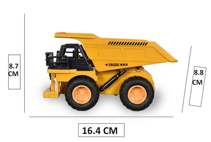 PRIME DEALS Mining Truck Dumper Truck Construction Toy Vehicle Realistic Simulation Moveable Part (Dumper), 3+ Years, Yellow
