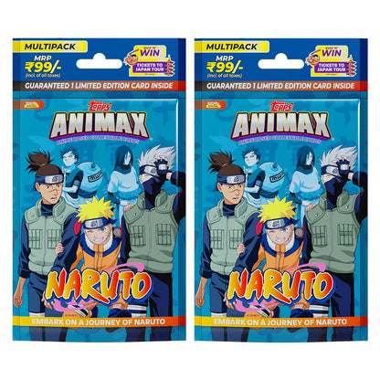 Topps Animax 2024 Official Naruto Collectible Card Game(Multipack of 6)