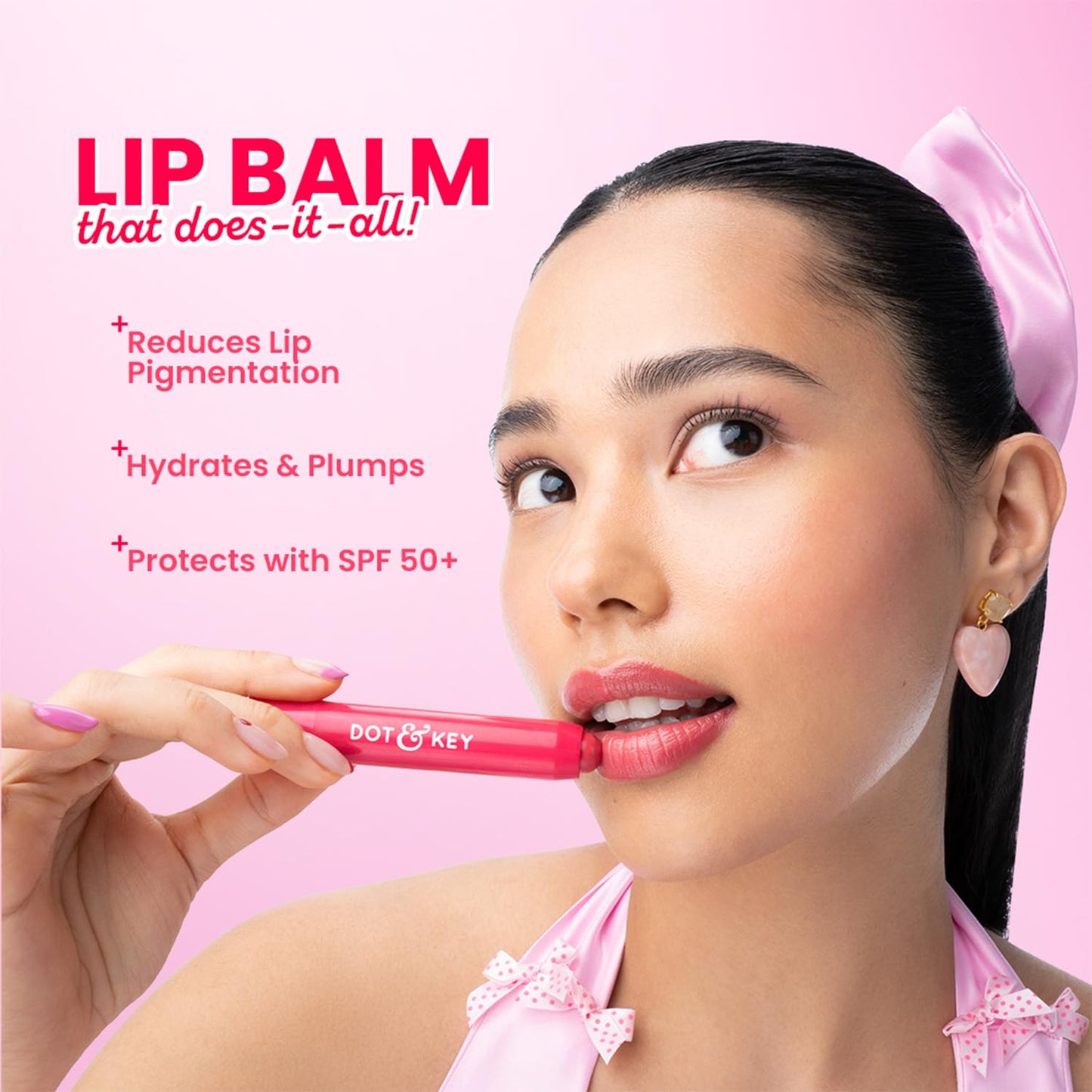 Luxury Lip Balm SPF 50+ with Kojic & Vitamin C, Strawberry Glaze, 4g