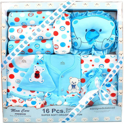 MOM CARE Newborn Baby Gift Set Has All Newborn Baby Essential Clothes in Baby Gift Set for or Girls Unisex 11 pcs Yellow