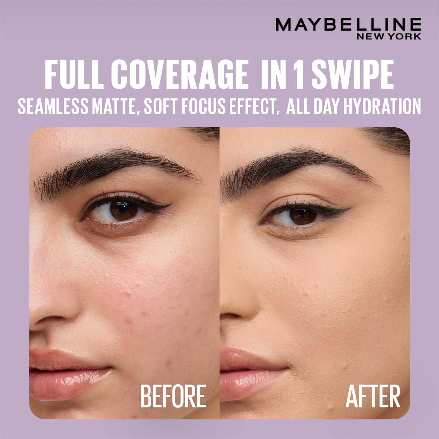 Maybelline New York Super Stay Flex Powder Foundation, 220, Full Coverage, 30H Flexible Wear, Oil-Control Transfer Proof, Waterproof & Sweatproof, 9g