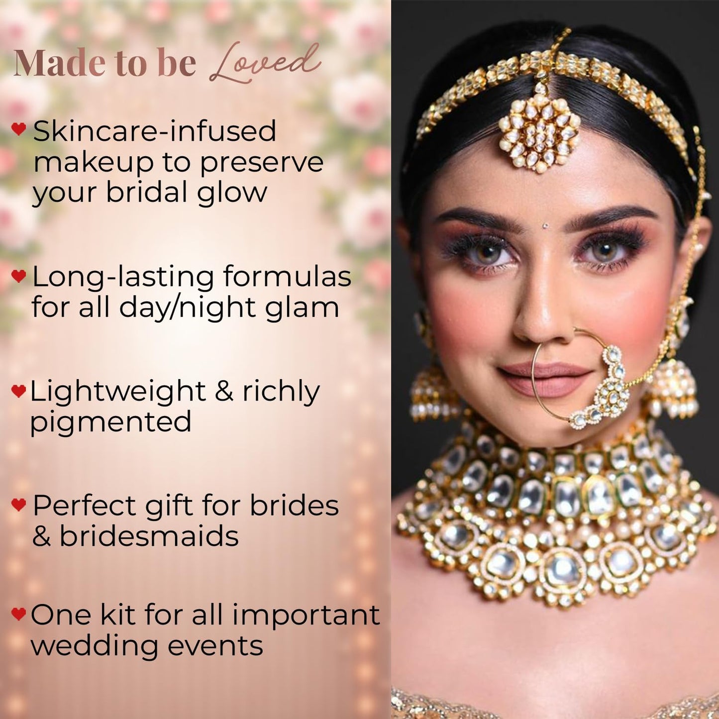Just Herbs 9-Piece Wedding Makeup Kit for Women