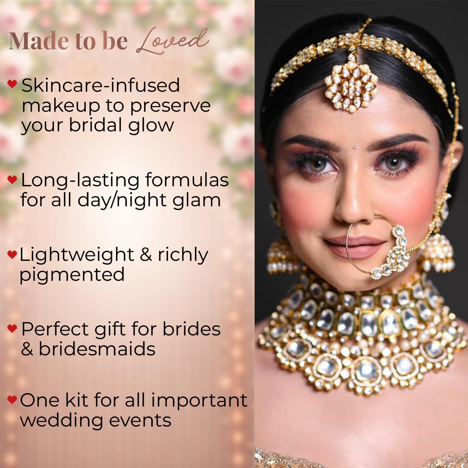 Just Herbs 9-Piece Wedding Makeup Kit for Women