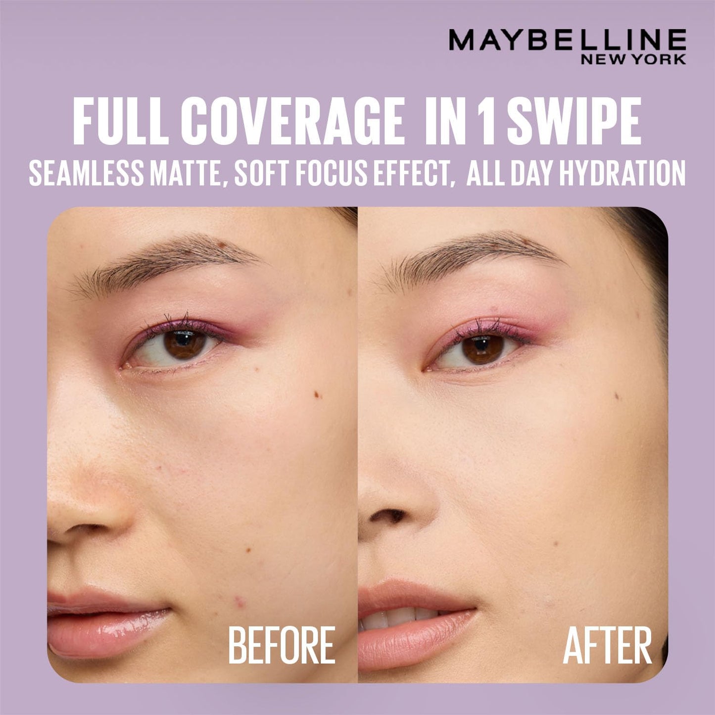 Maybelline Super Stay Flex Powder Foundation 110, Full Coverage, 9g