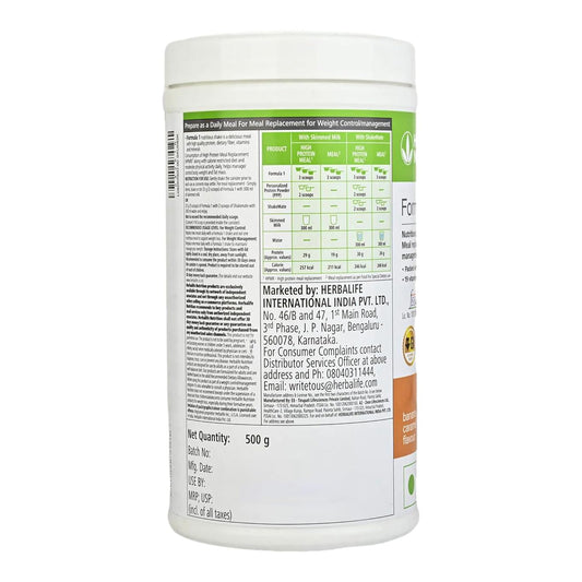 Herbalife Formula 1 Nutritional Shake Mix - Banana Caramel Flavour