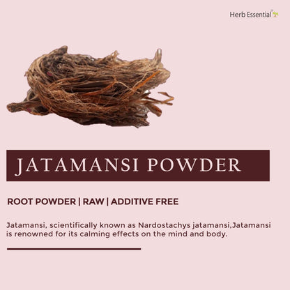 Herb Essential 100% Natural Nardostachys Jatamansi Root Powder-100 gm
