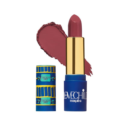 LoveChild Masaba - Meetha - Luxe Matte Lipstick, Hydrating & Nourishing, Long lasting, Bullet Matte Mauve Lipstick, 4ML