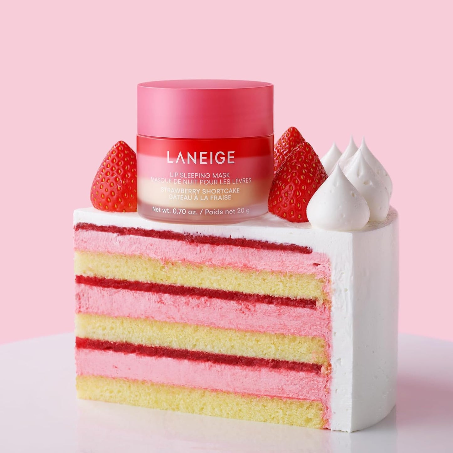 Laneige Lip Sleeping Mask | Moisturizing Lip Treatment with Vitamin C + Shea Butter for Soft Hydrated Lips | Overnight Repair | Lip Balm For Dry Chapped Lips| Lasting Hydration