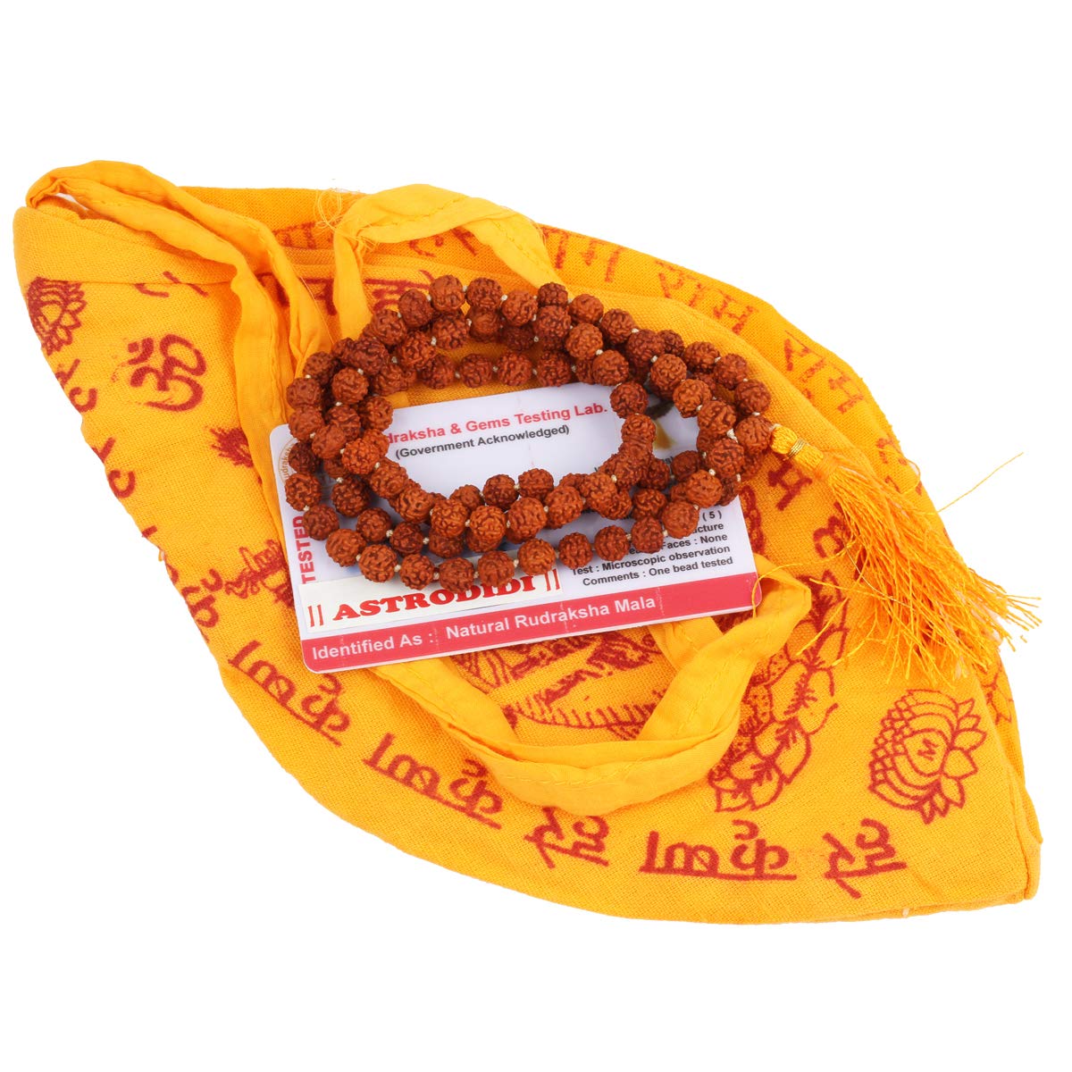 ASTRODIDI 5 Mukhi Rudraksha Mala Panchmukhi Mala for Men and Women