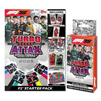 Topps Turbo Attax Formula 1 2025 Trading and Collectible Card Game (Mega Tin - Diamond Edition)