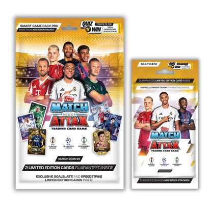 Topps UEFA Champions League Match Attax 2025-26 Trading and Collectible Card Game (Flow Pack of 34)