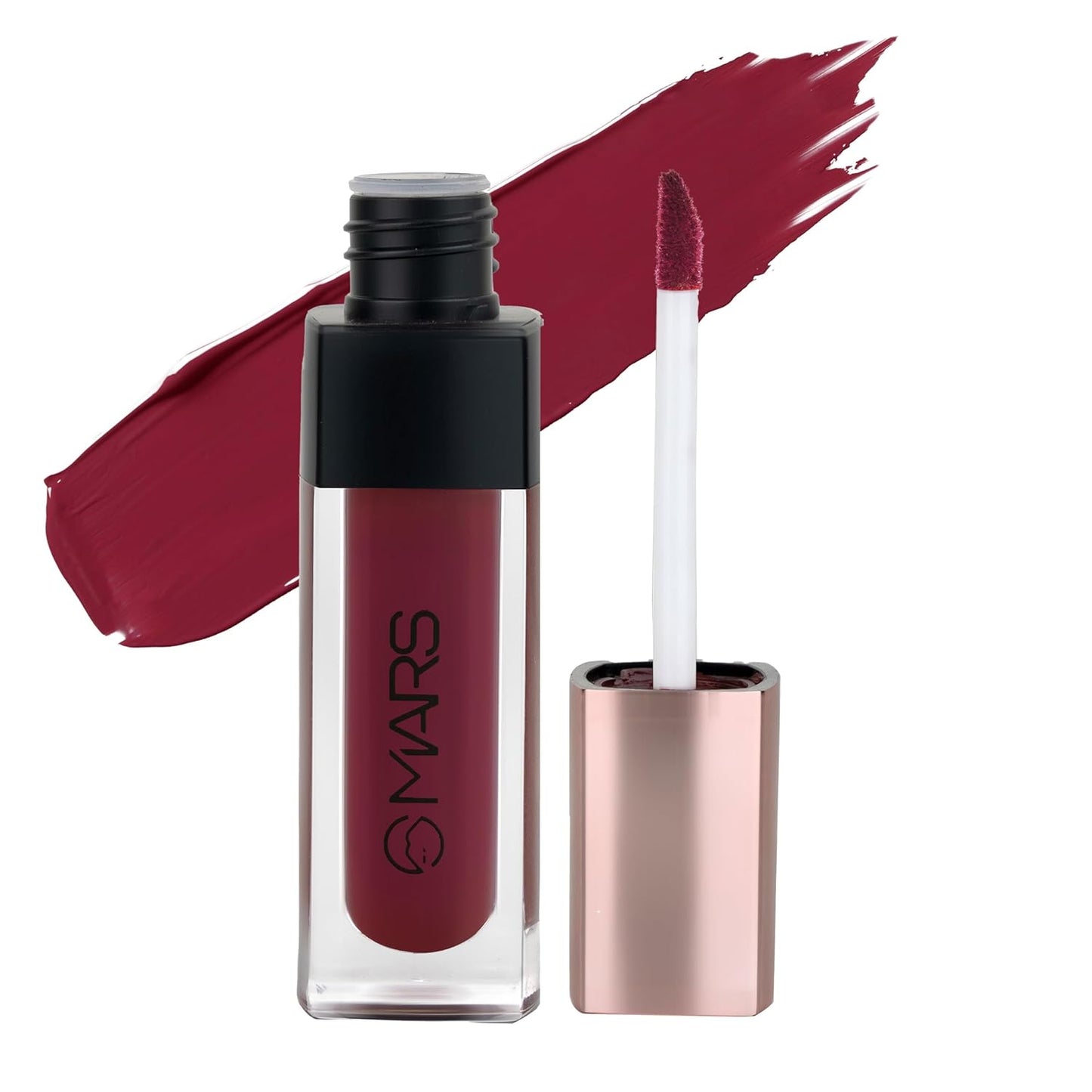 MARS Popstar Non-Drying Liquid Mousse Lipstick for Women with Matte Finish | Lightweight and Non-Sticky Formula | Up to 12 Hour Long Lasting | Transferproof & Waterproof (6.0ml) (03-Chorus Girl)