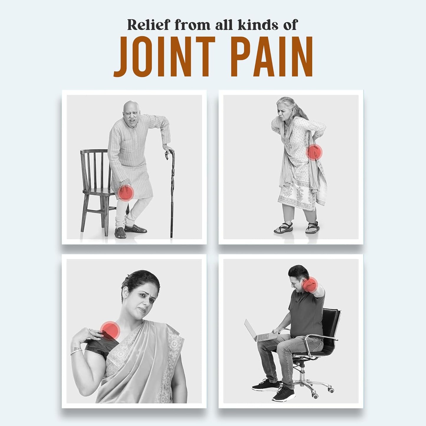 Vaidban Kala Gond Capsule - Instant Ayurvedic Pain Relief Capsule | Pack of 30