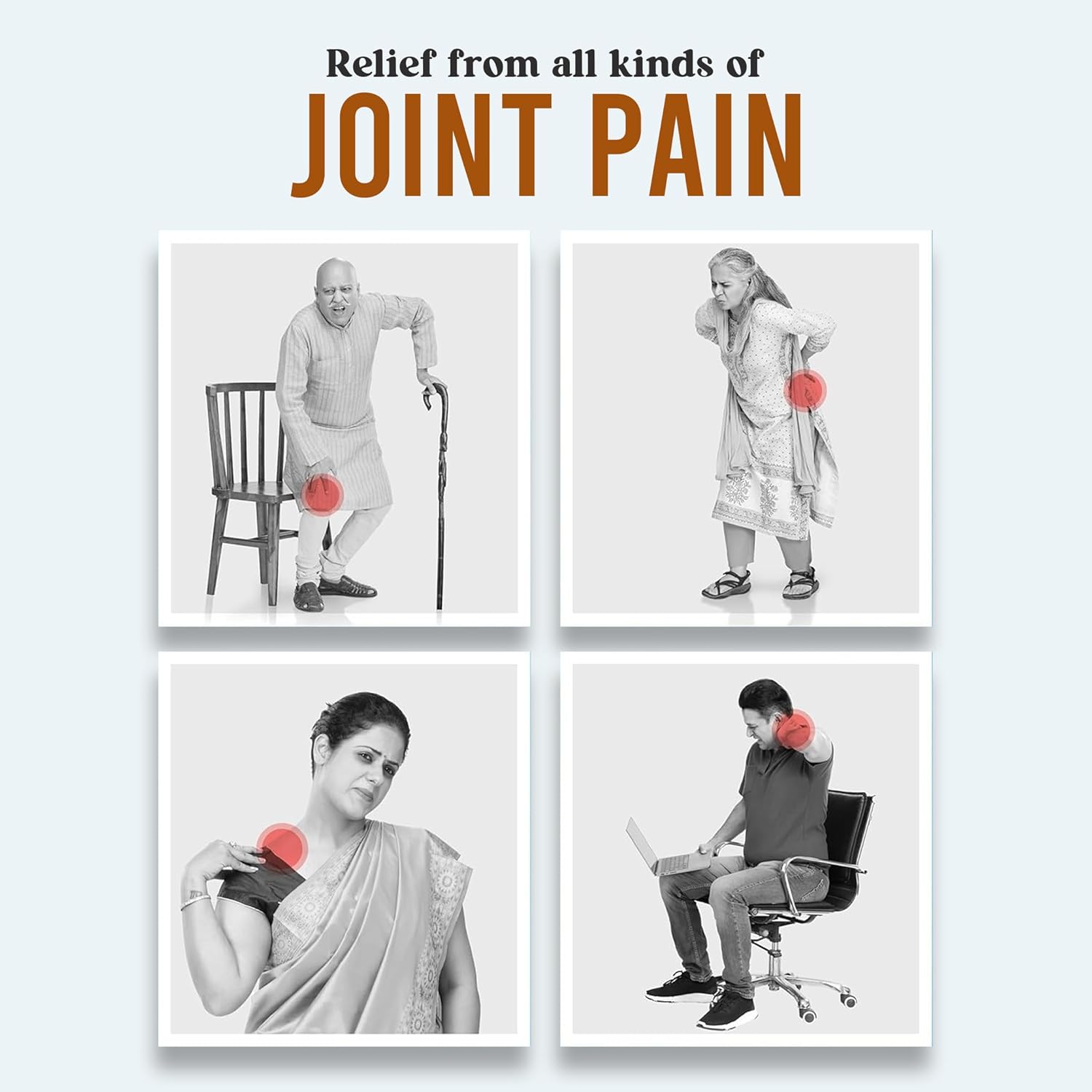 Vaidban Kala Gond Capsule - Instant Ayurvedic Pain Relief Capsule | Pack of 30