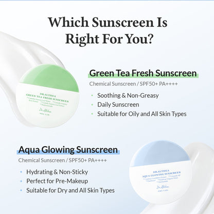 Dr.Althea Aqua Glowing Sunscreen: Hydrating & Luminous Sun Cream with SPF 50+ PA++++