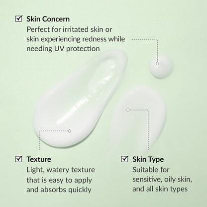 Dr.Althea Green Tea Fresh Sunscreen: Calming & Sebum Control SPF 50+ PA++++ Sun Cream