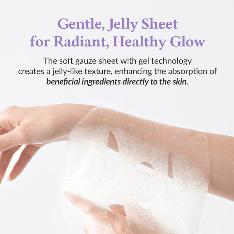 Dr.Althea Jelly Seal Dewy Mask: Intense Hydrating Sheet Mask for Dry Skin (Pack of 4)