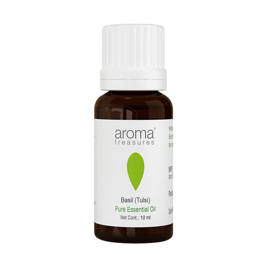 Aroma Treasures Basil (Tulsi) Pure Essential Oil