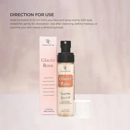 TBC - The Bath and Care Glacee Rose Facial Mist Toner
