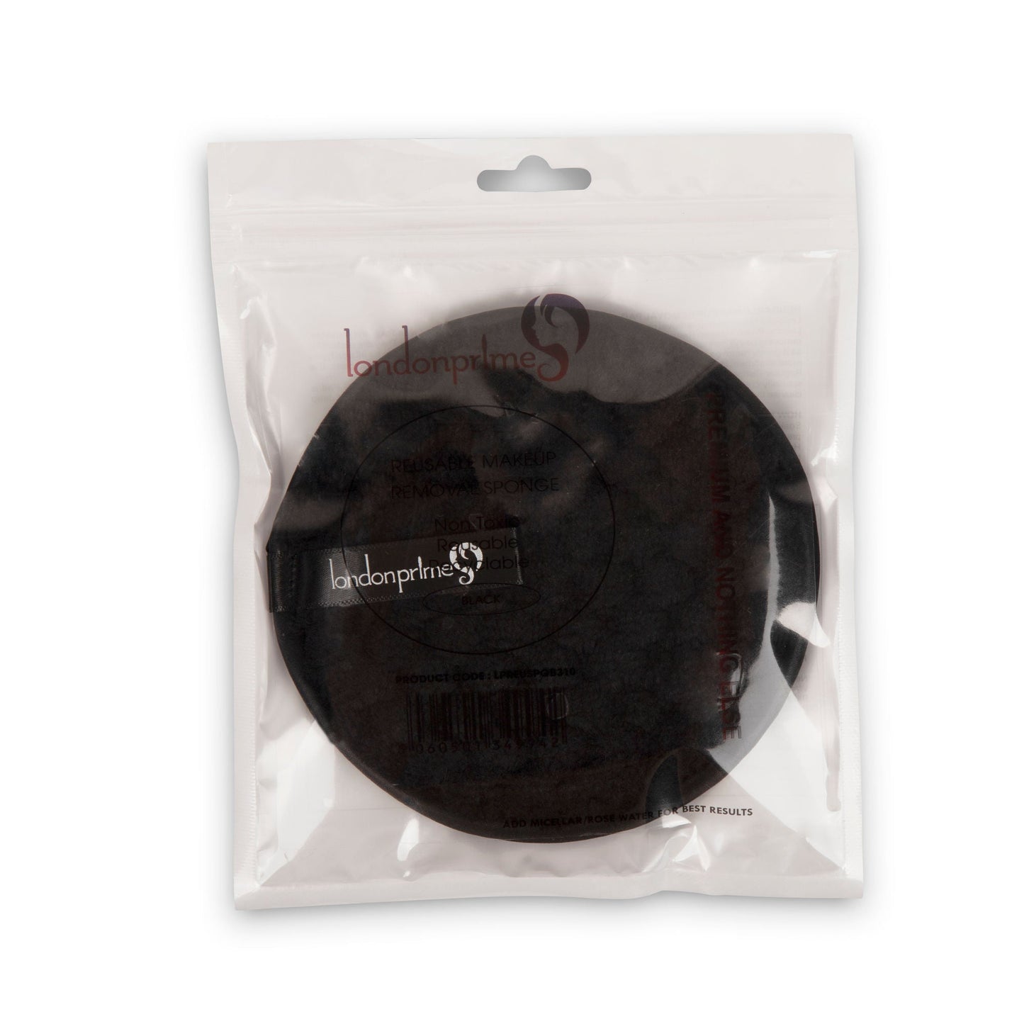 London Prime Reusable Makeup Removal Sponge Black ( Formerly London Pride Cosmetics )