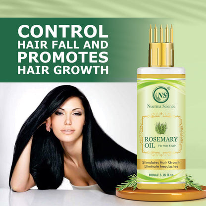 Nuerma Science Rosemary Hair Oil for Anti-Dandruff and Stimulate Hair Growth