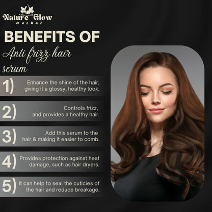 Nature Glow Herbal Anti Frizz Hair Serum