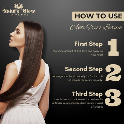 Nature Glow Herbal Anti Frizz Hair Serum