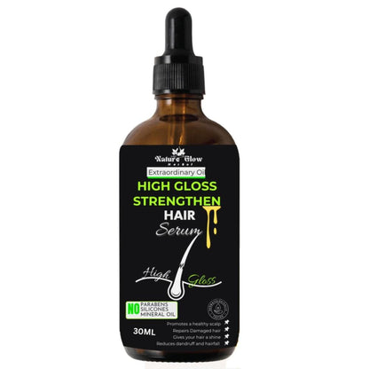 Nature Glow Herbal High Gloss Strengthen Hair Serum