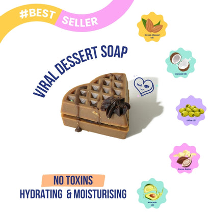 The Sass Bar Caramel Chocolate Waffle Soap