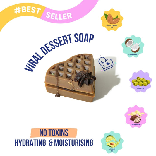 The Sass Bar Caramel Chocolate Waffle Soap