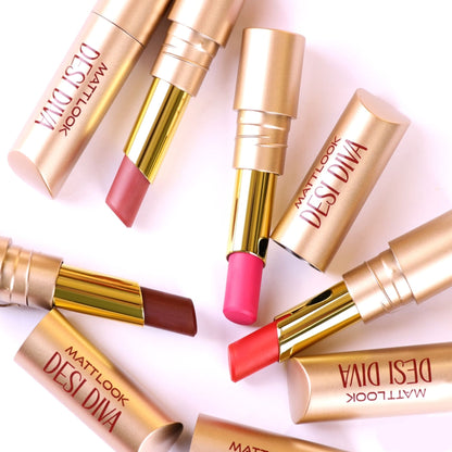 Matt Look Desi Diva HD Matte Lipstick - Nude Blush-22
