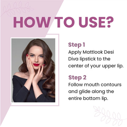 Matt Look Desi Diva HD Matte Lipstick - Nude Blush-22