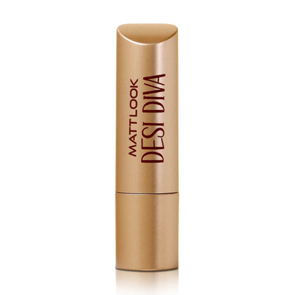 Matt Look Desi Diva HD Matte Lipstick - Natural Beige-24