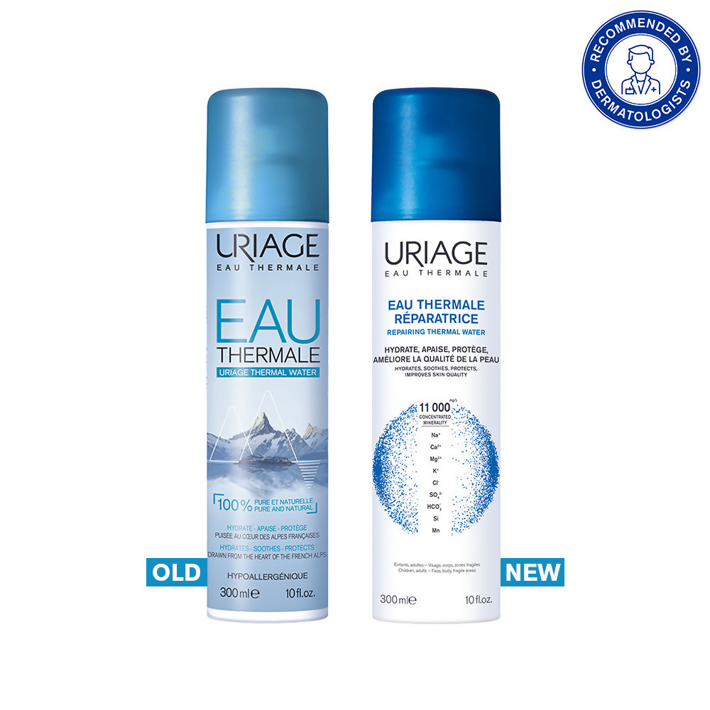 Uriage Thermal Water Mineralized Face Toner Mist Pure Natural Hydrates Soothes Repairs Skin Barrier