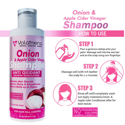 Volamena Onion & Apple Cider Vinegar Shampoo