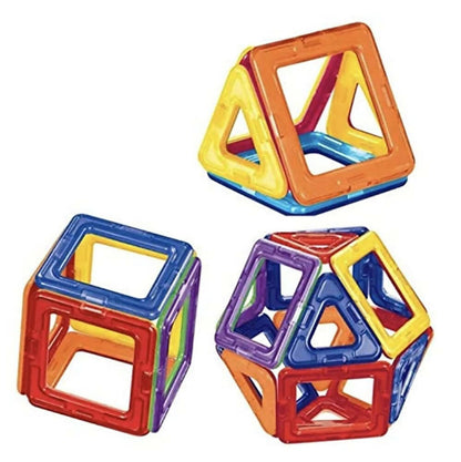 Kipa MagPlay Magnetic Blocks 12 pcs DIY Kids Toy Set Building Educational Toys with Smart Outdoor BagPack for Kids Children Magnetic Blocks for Kids