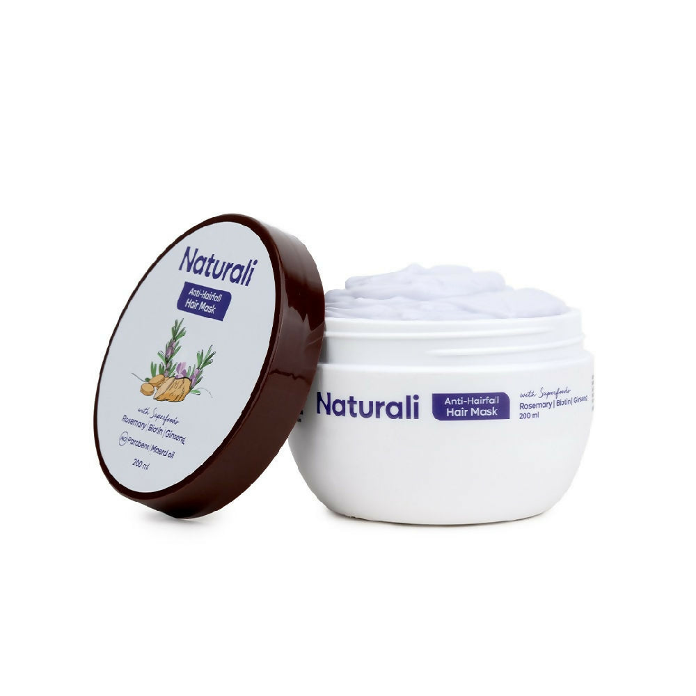 Naturali Anti-Hairfall Hair Mask With Rosemary, Ginseng & Biotin