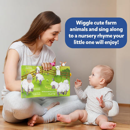 Skillmatics Cloth Puppet Book - Old Macdonald Had a Farm, Interactive Finger Puppets for Infants & Toddlers, Early Learning & Sensory Toys, Nursery Rhyme, Gifts for Babies Ages 6 Months to 2 Years